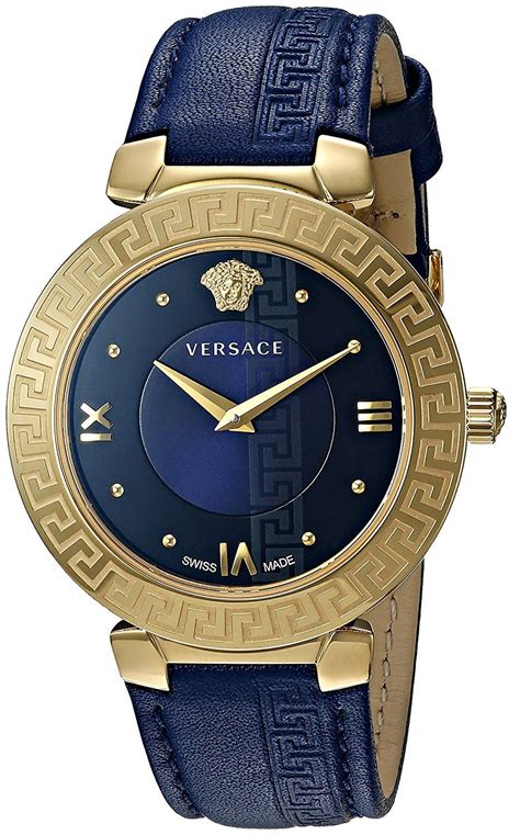 versace watch leather band.